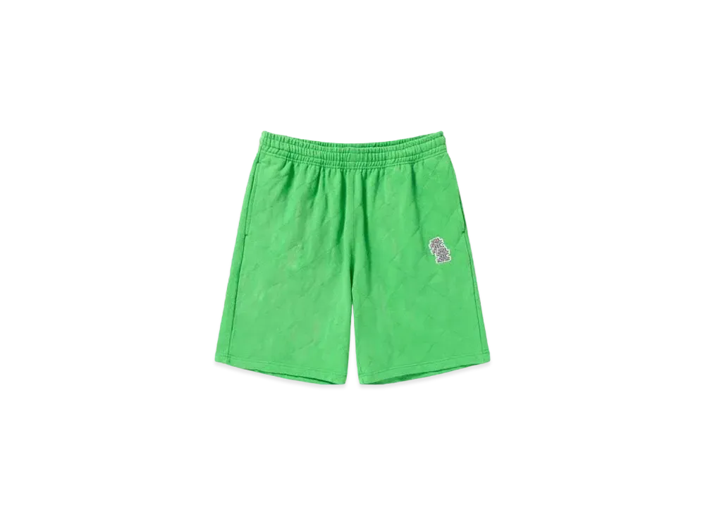 BlackEyePatch Double OG Label Quilting Sweat Shorts "Green"