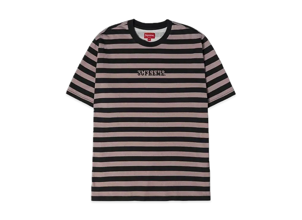 Supreme Reverse Stripe S/S Top "Black"