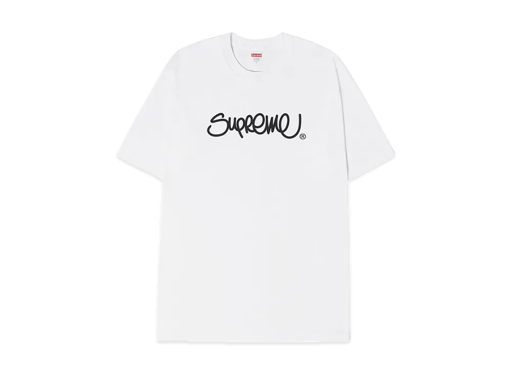 Supreme Handstyle Tee "White"
