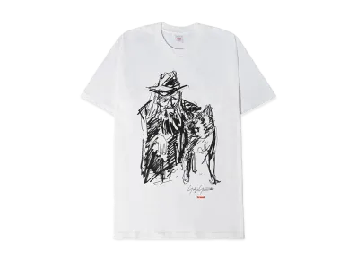 Supreme / Yohji Yamamoto® Scribble Portrait Tee "White"