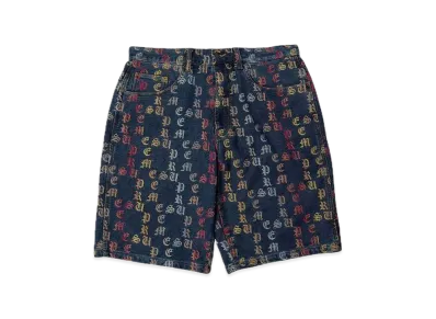 Supreme Gradient Jacquard Denim Short "Blue"
