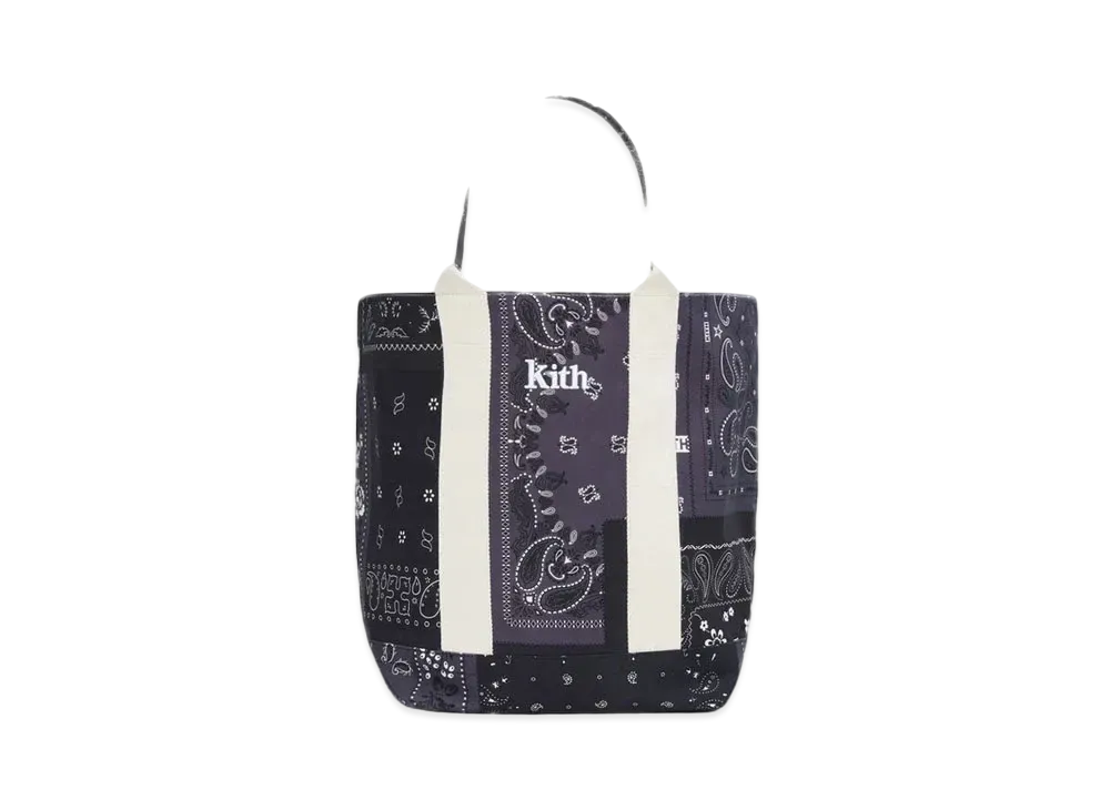 Kith Bandana Tote Bag "Black"