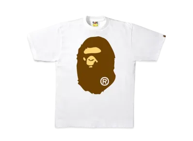 A BATHING APE Big Ape Head Tee "White"