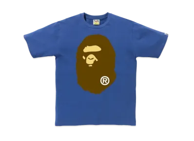 A BATHING APE Big Ape Head Tee "Blue"