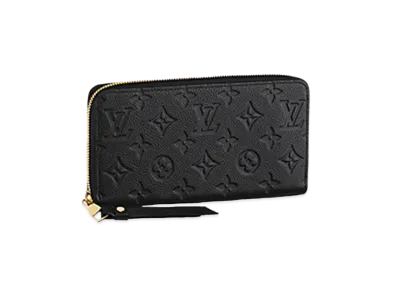 Louis Vuitton Monogram Empreinte Zippy Wallet "Noir"