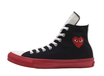 PLAY COMME des GARCONS × Converse Chuck Taylor High "Black"