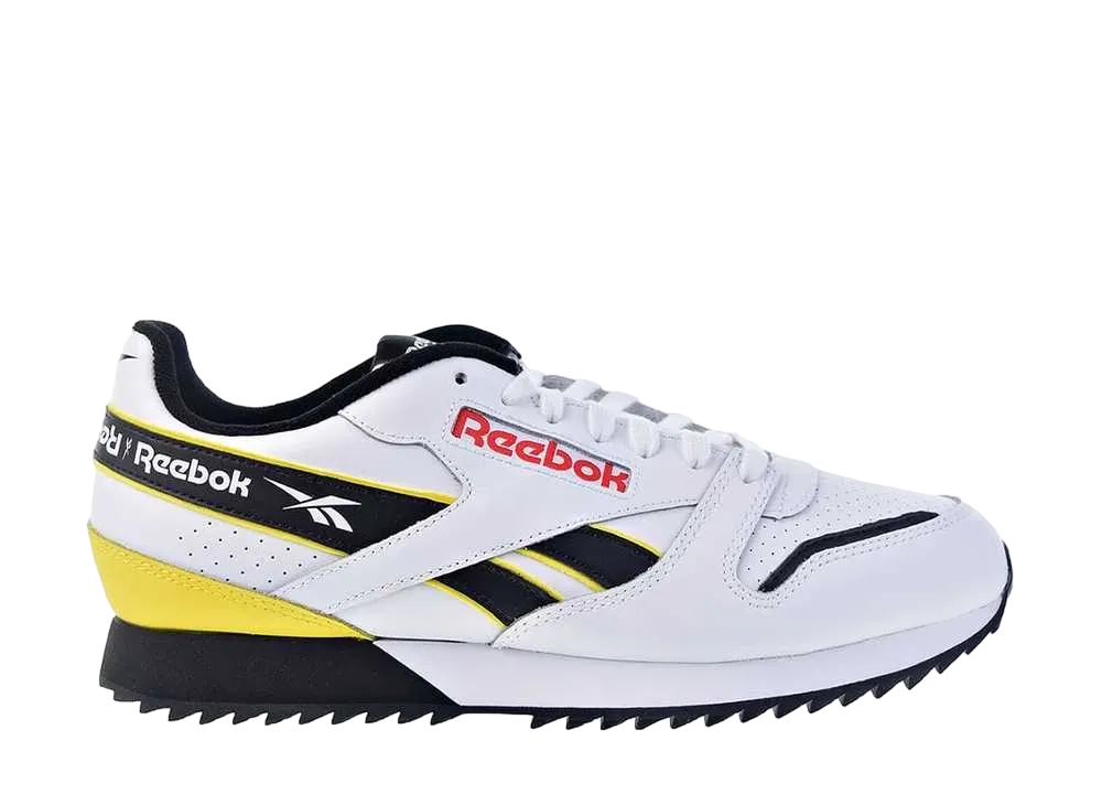 リーボック クラシックレザー リプル "ホワイト/プライマル レッド/イエロー"