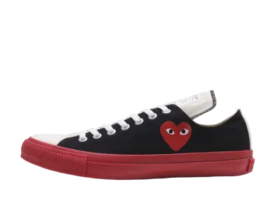 PLAY COMME des GARCONS × Converse Chuck Taylor Low "Black"