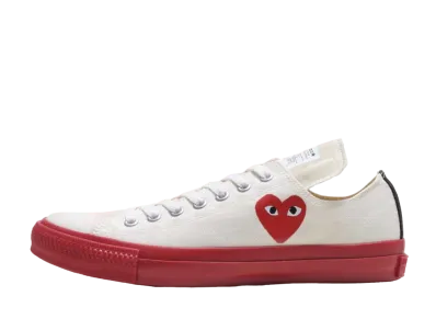 PLAY COMME des GARCONS × Converse Chuck Taylor Low "White"