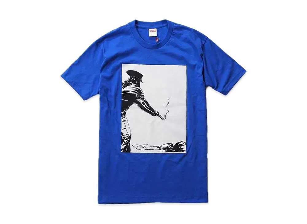 Supreme Pettibon Bang Tee "Blue"