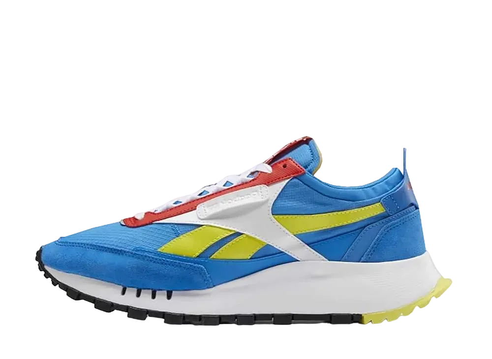 リーボック クラシックレザー レガシー "ダイナミック ブルー イエロー"