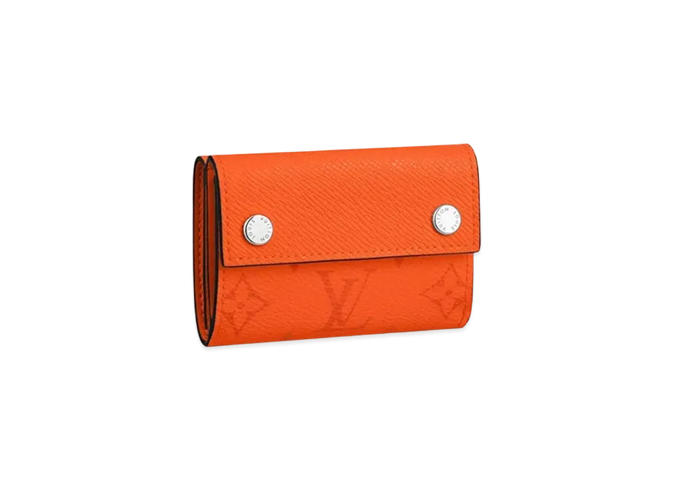 Louis Vuitton Discovery Compact Wallet Taigarama "Volcano Orange"