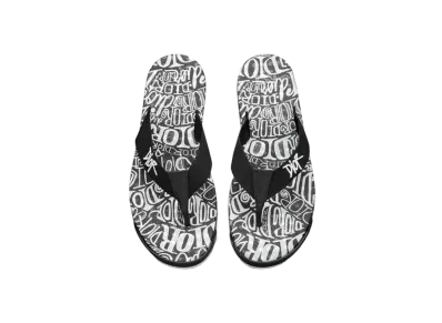 Dior x Shawn Stussy Beach Sandal "Black"