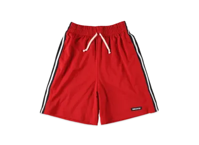 WIND AND SEA SEA BASKET SHORTS "Red"