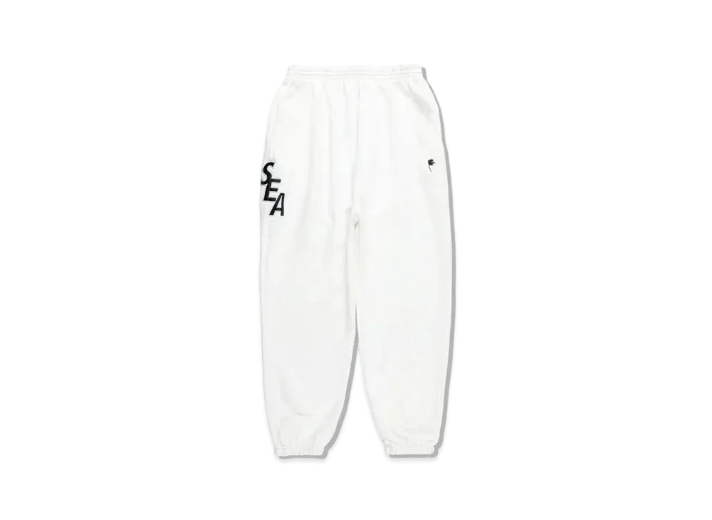 WIND AND SEA S_E_A (JP) SWEAT PANTS "White"