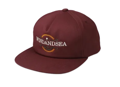 WIND AND SEA WDS (BE YOUTH TOWN) CAP "Burgundy"
