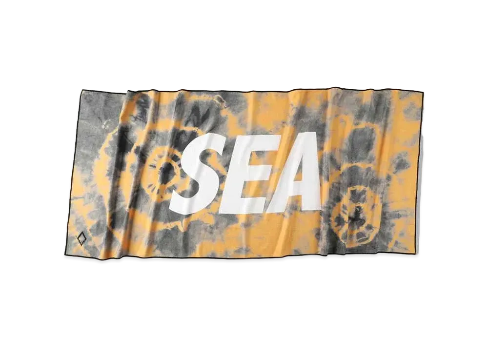 WIND AND SEA NOMADIX X WDS CAMP TOWEL "Brown Tie Dye"
