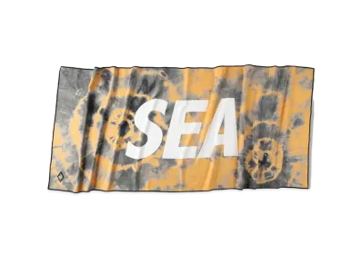 WIND AND SEA NOMADIX X WDS CAMP TOWEL "Brown Tie Dye"