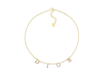 Dior Dior(r)evolution Rhinestone Necklace "Gold/Multicolor"