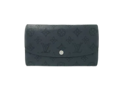 Louis Vuitton Portefeuille Iris Mahina Leather "Blue Marine"