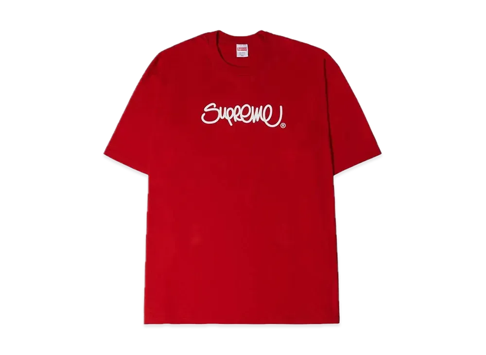 Supreme Handstyle Tee "Red"