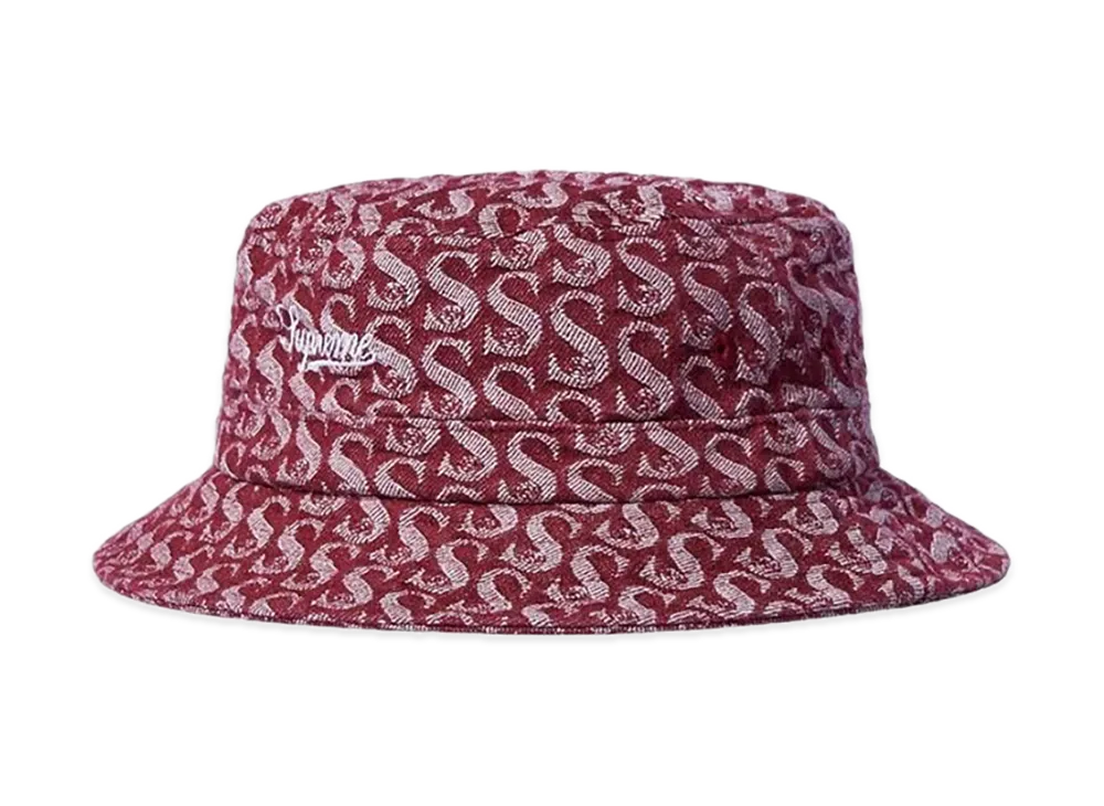 Supreme Monogram Denim Crusher "Red"