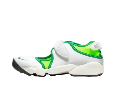 ナイキ ウィメンズ エアリフト "ホワイト/ボルト/スタジアム グリーン/ユニバーシティ ブルー"
