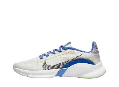 Nike Women's Super Rep Go 3 Flyknit Next Nature "Sail/Medium Blue/Ghost Green/Black"