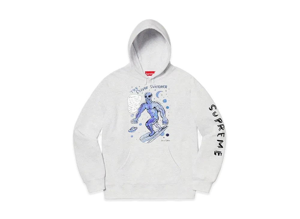 Supreme Daniel Johnston Hooded Sweatshirt "Ash Grey"