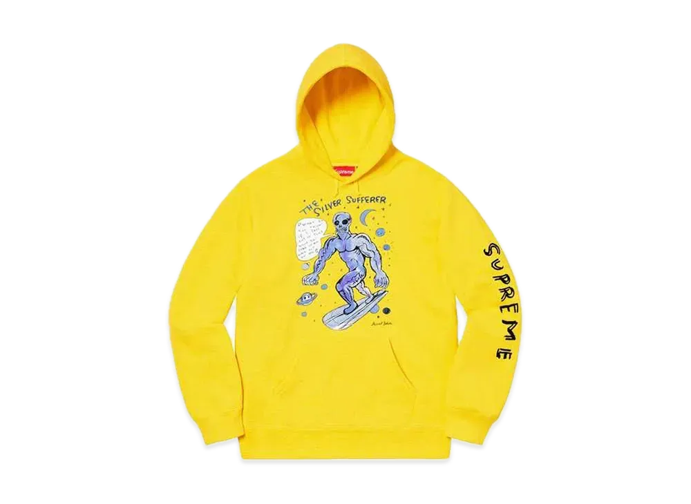 Supreme Daniel Johnston Hooded Sweatshirt "Lemon"