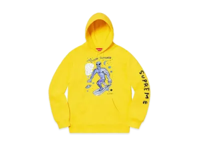 Supreme Daniel Johnston Hooded Sweatshirt "Lemon"