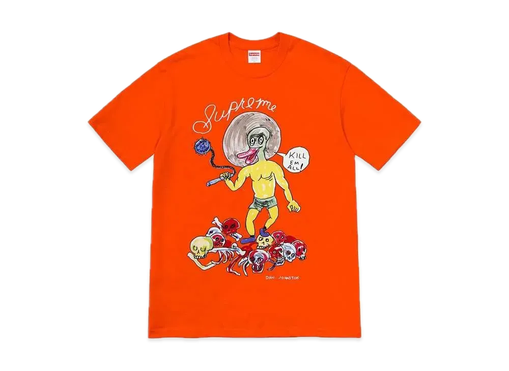Supreme Daniel Johnston Kill Em All Tee "Orange"