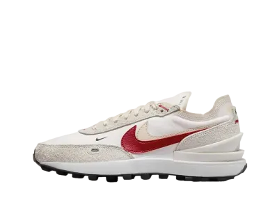 Nike Women's Waffle One SE "Sail/Pearl White/Black/Jim Red"