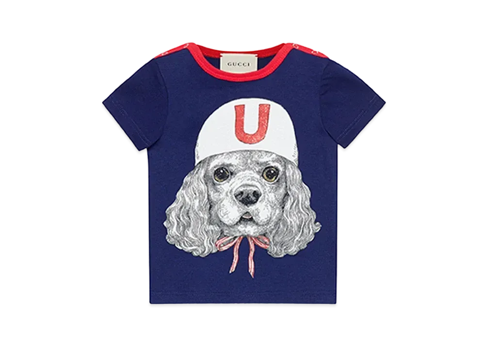 GUCCI x Yuko Higuchi Baby T-shirt "Blue"