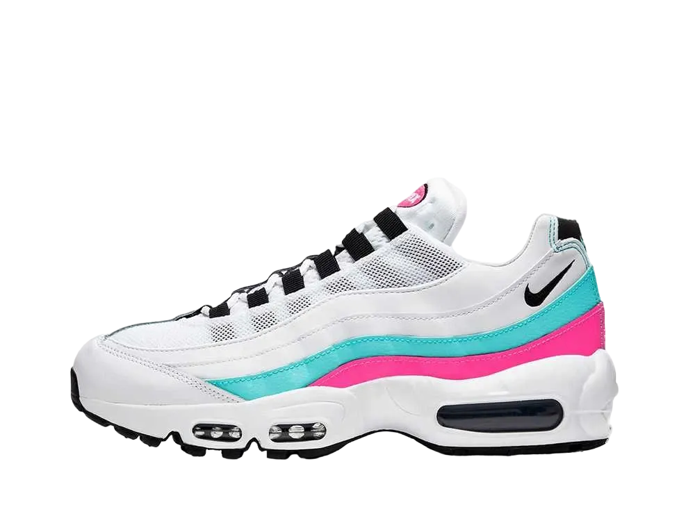 Nike Women's Air Max 95 "White/Black Aurora Green Pink Blast"