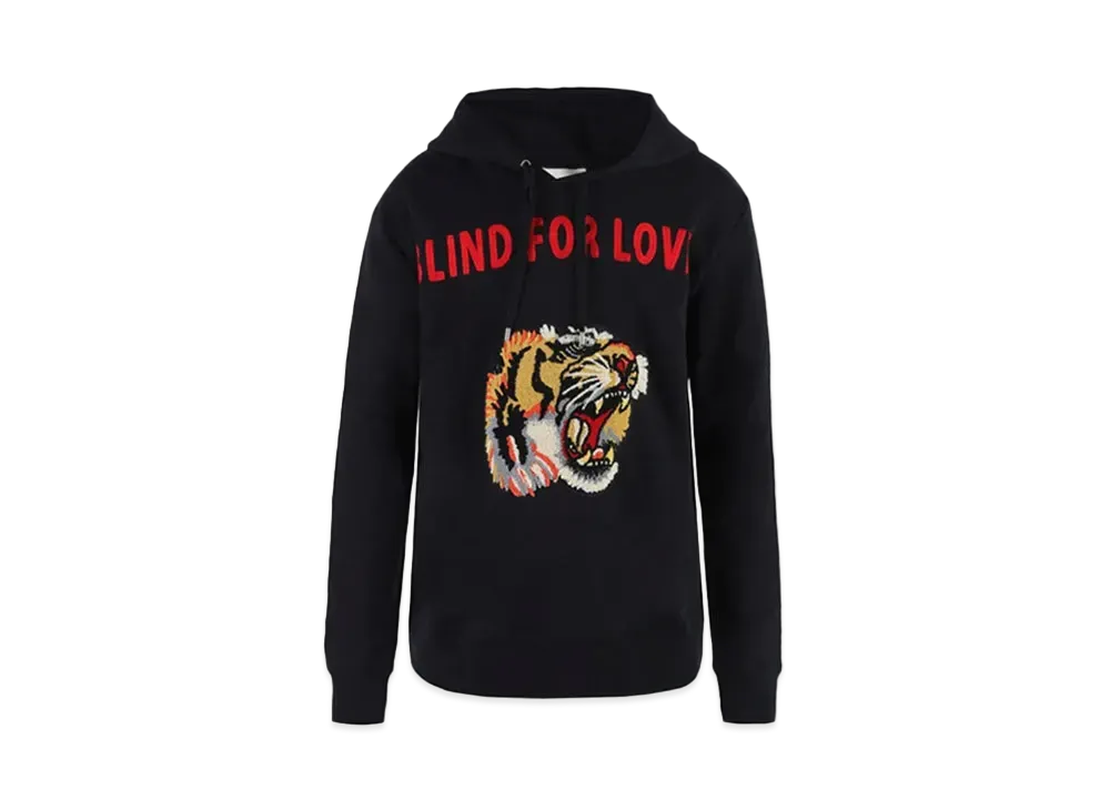 GUCCI Blind For Love Tiger Sweatshirt "Black"