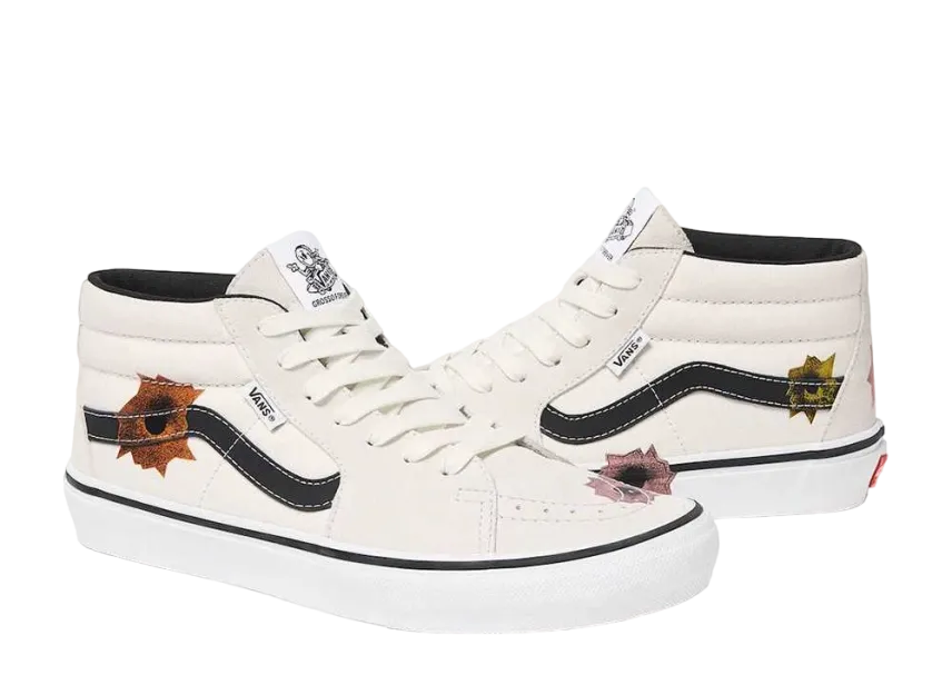 シュプリーム × バンズ スケート グロッソ ミッド "ホワイト"