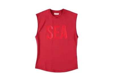 WIND AND SEA SEA (GET FIT BACK) N/S top "Red"