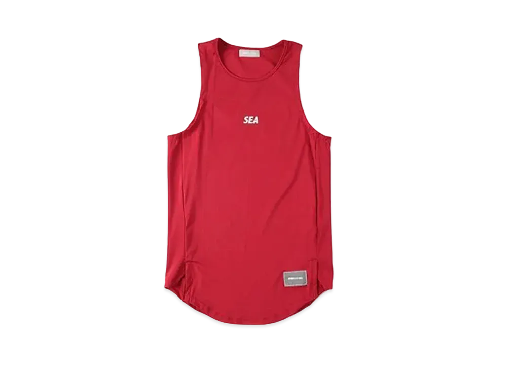 WIND AND SEA WDS (GET FIT BACK) Tank top "Red"
