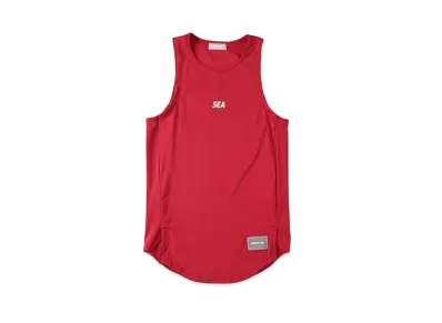 WIND AND SEA WDS (GET FIT BACK) Tank top "Red"