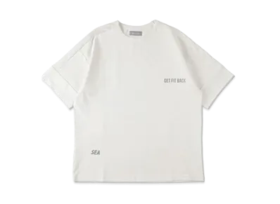 WIND AND SEA WDS (GET FIT BACK) Switch Line Over H/S top "White"