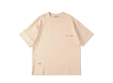 WIND AND SEA WDS (GET FIT BACK) Switch Line Over H/S top "Beige"
