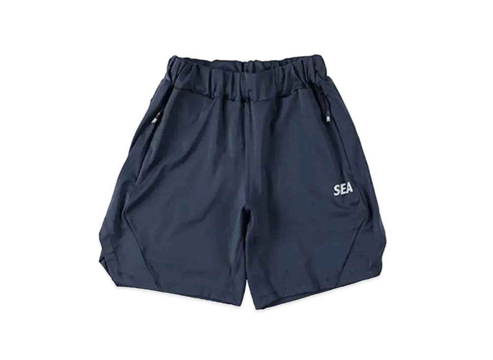 WIND AND SEA SEA (GET FIT BACK) Gym Shorts "Navy"