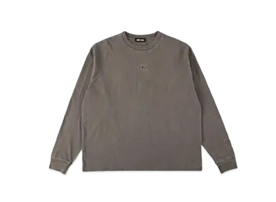 WIND AND SEA SEA (pigment-dye) L/S Tee "D.Gray"