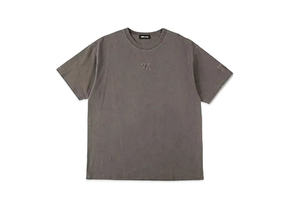 WIND AND SEA SEA (pigment-dye) S/S TEE "D.Gray"
