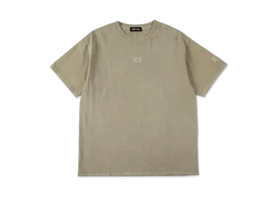 WIND AND SEA SEA (pigment-dye) S/S TEE "Charcoal"