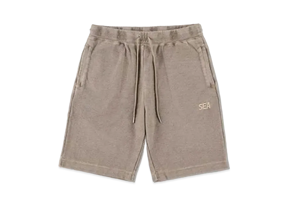 WIND AND SEA SEA (pigment-dye) Pile Shorts "Grege"