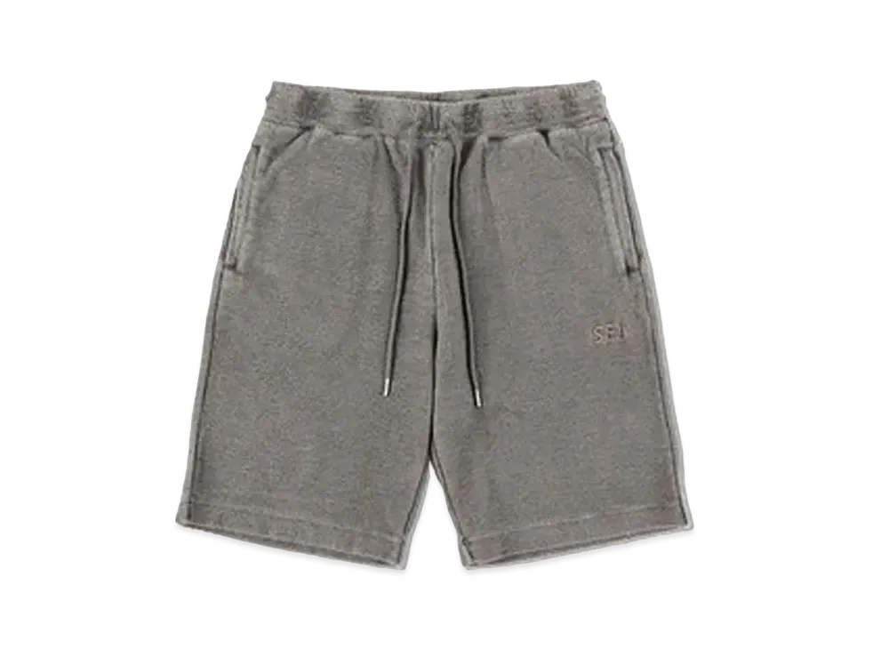 WIND AND SEA SEA (pigment-dye) Pile Shorts "D.Gray "