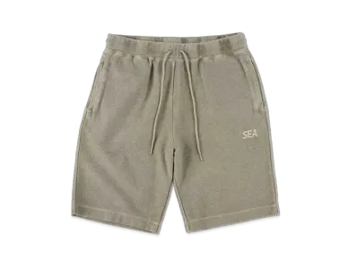 WIND AND SEA SEA (pigment-dye) Pile Shorts "Charcoal"