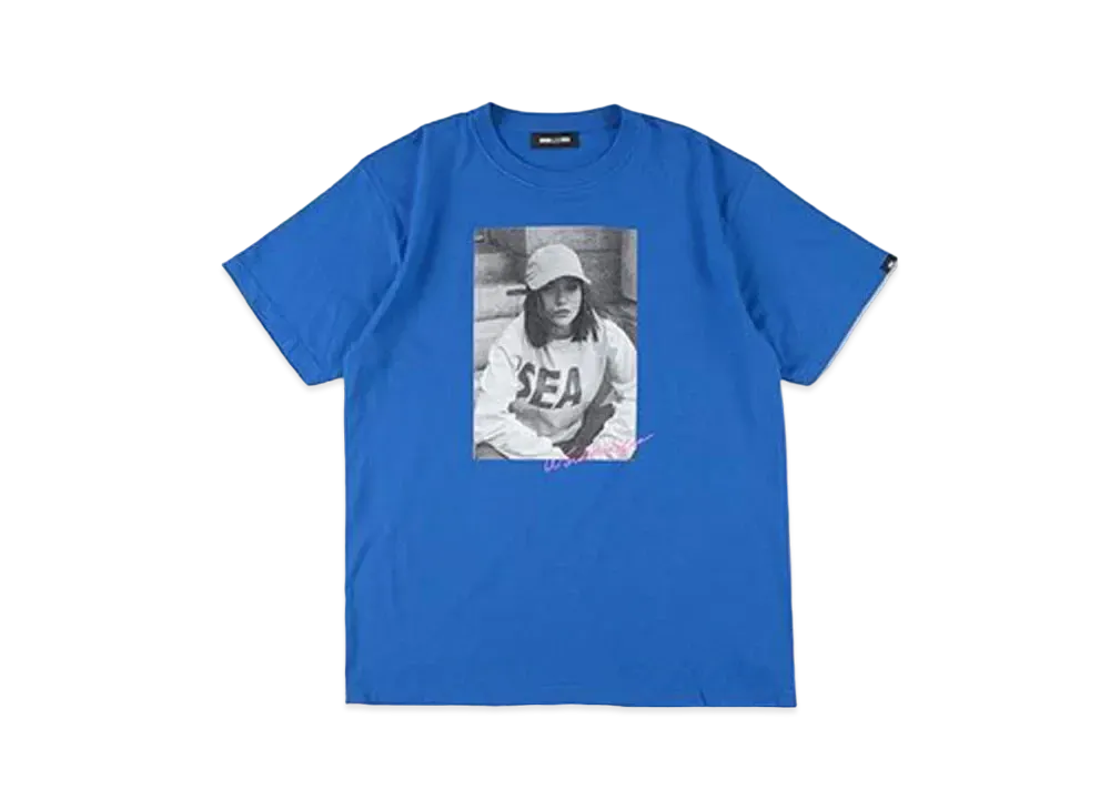 WIND AND SEA Girl (SEA-Street) photo tee "Blue"